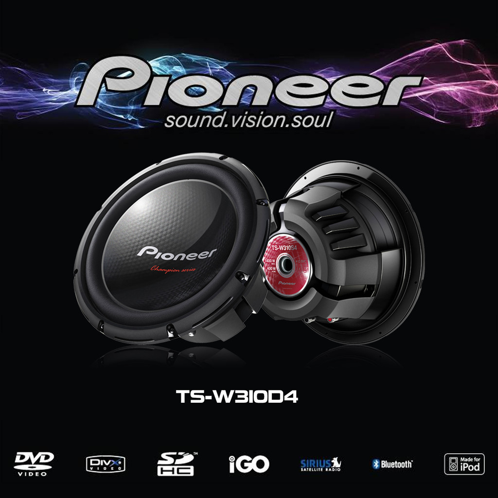 Loa siêu trầm Pioneer Bass 12 inch Mexico Công Suất 1400W từ kép