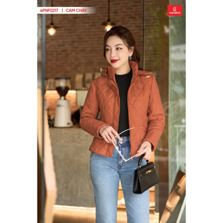  Áo Phao Nữ CARDINA chất vải gió Chần Trám kiểu dáng trẻ trung tiện lợi 4PNF02 