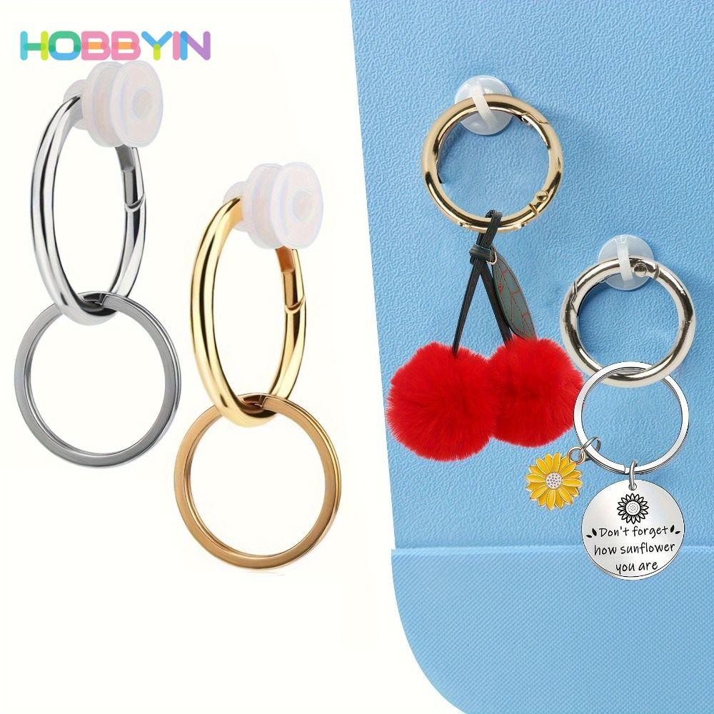 2 Chiếc Móc Khóa, Túi Xách DIY Móc Chìa Khóa Cho Túi Bogg, Lắp Phụ Kiện Quyến Rũ Cao Su Túi Đi Biển Móc Nhựa Túi Đi Biển Phụ Kiện Quyến Rũ Cho Túi Bogg / Túi Đi Biển