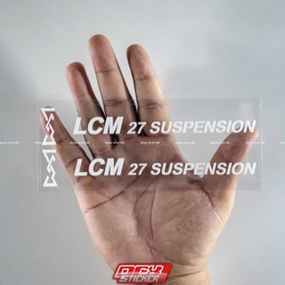 Tem UV DTF Dán Phuộc In Chử LCM , HONDA | Tem UV DTF công nghệ Nhật Bản | Chống nước, bền màu, khó bong tróc sau khi dán