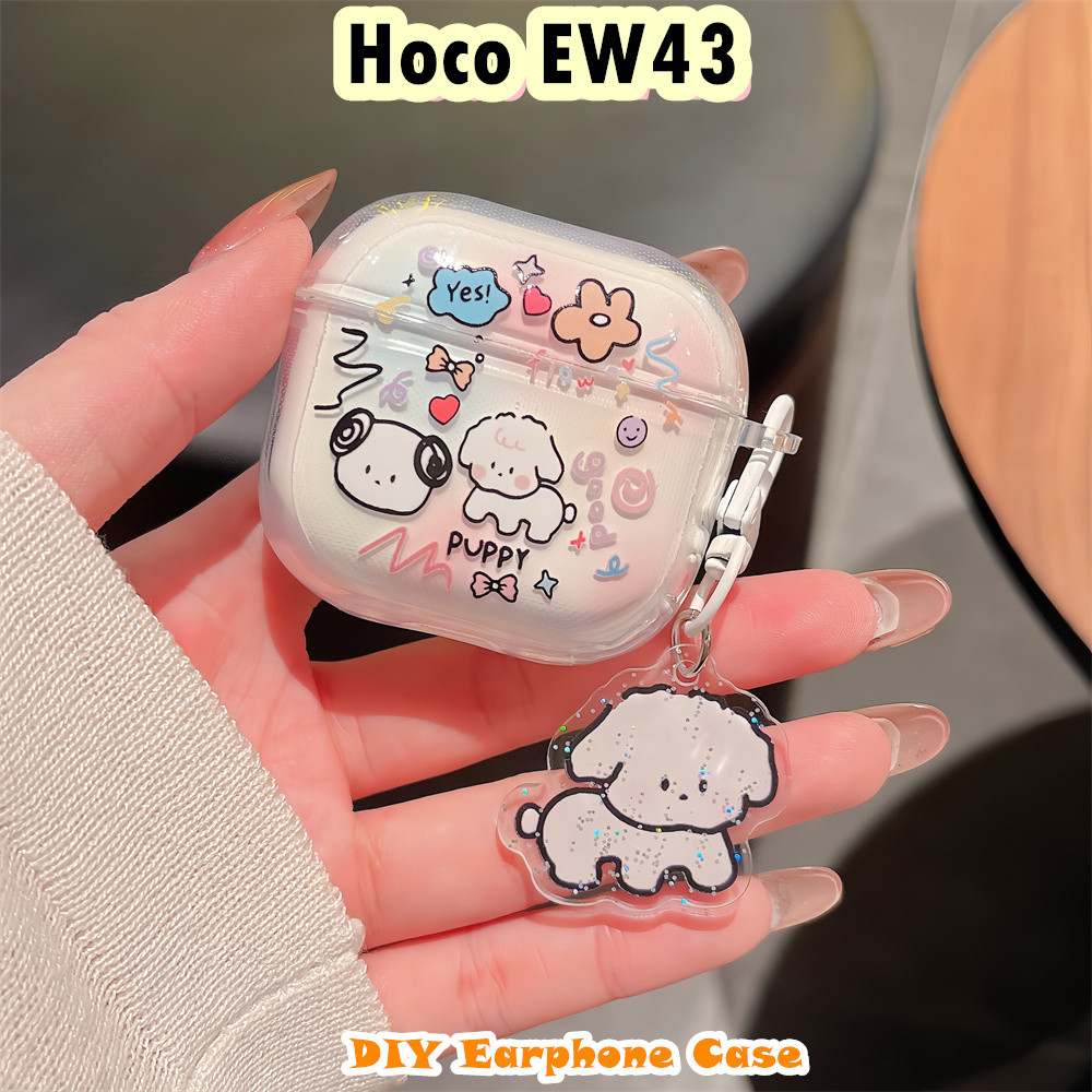 [Giao hàng nhanh] Dành cho vỏ Hoco EW43 Vỏ tai nghe silicon mềm dễ thương hoạt hình DIY