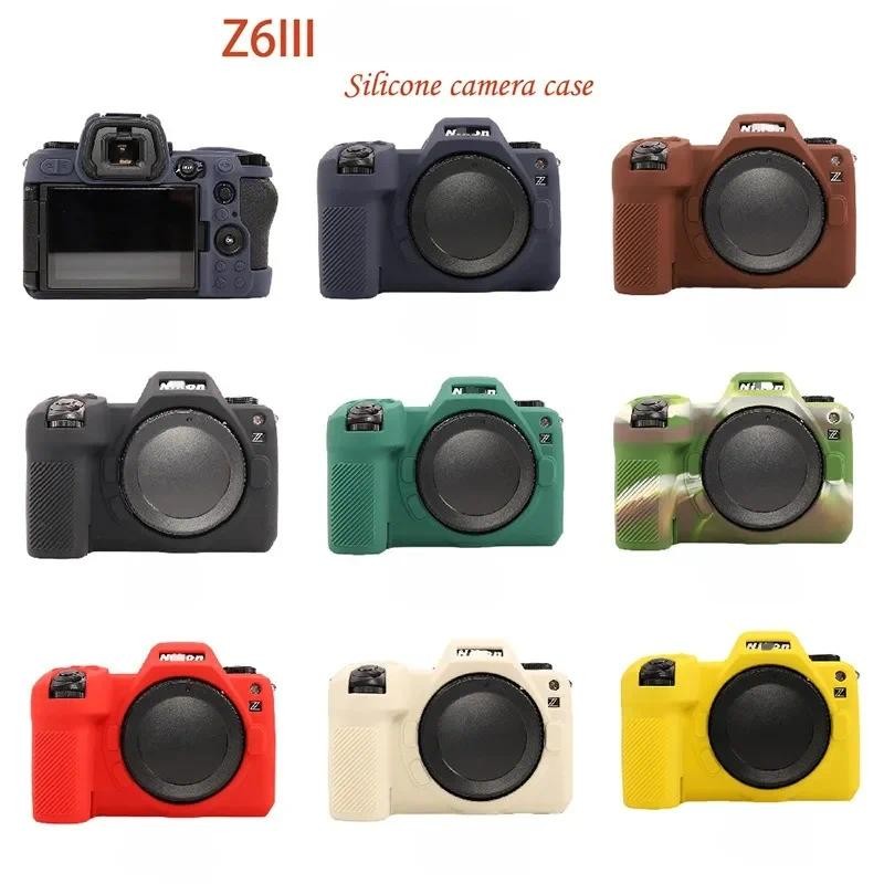 Dành Cho Nikon Z6III Silicon Ốp Lưng Da Giáp Bảo Vệ Thân Máy Ảnh Z6 III