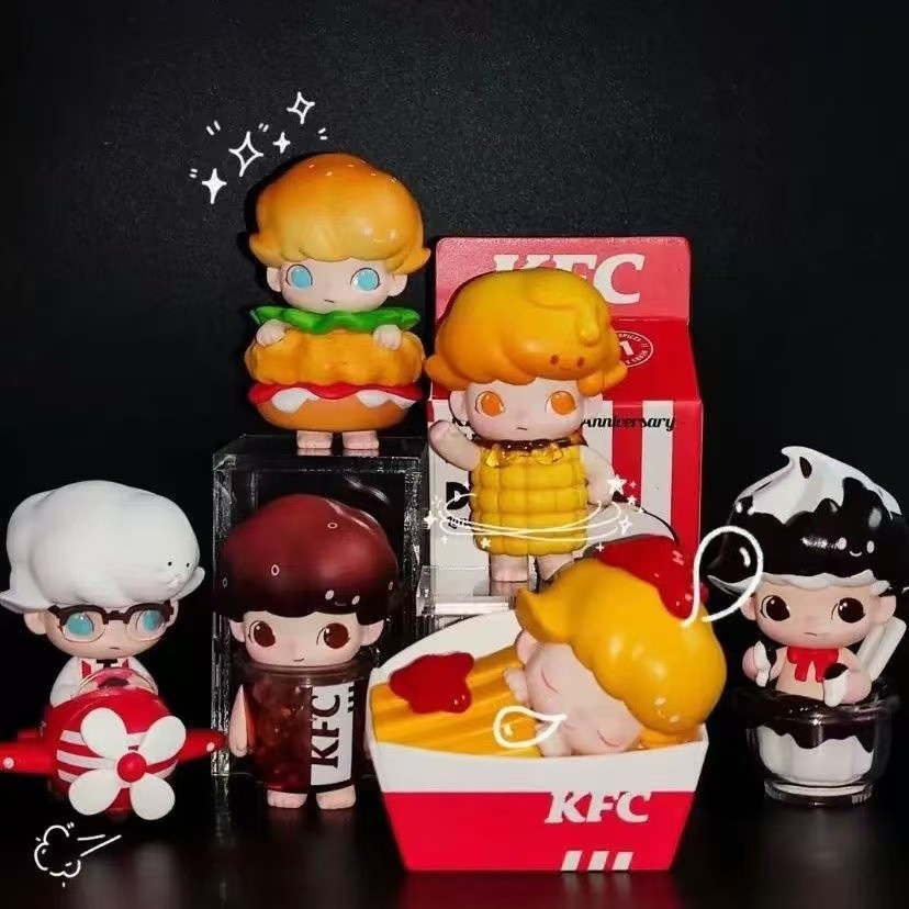 KFC KFC KFC KFC Đồng Thương Hiệu DIMOO Hộp Bí Mật Xứ Sở Thần Tiên Ngon Xác Nhận Phong Cách Hình Burg