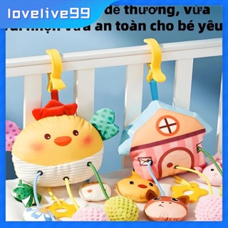 Gương biến dạng phát triển thị giác Khóa kéo cho bé với kẹp hạt vòng đồ chơi cảm giác nhồi bông,