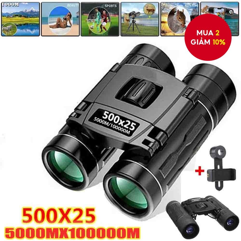 Zoom HD di động 5000M /100000Ống nhòm M Gấp mạnh mẽ Tầm nhìn xa Thể thao cắm trại ngoài trời | BigBuy360 - bigbuy360.vn