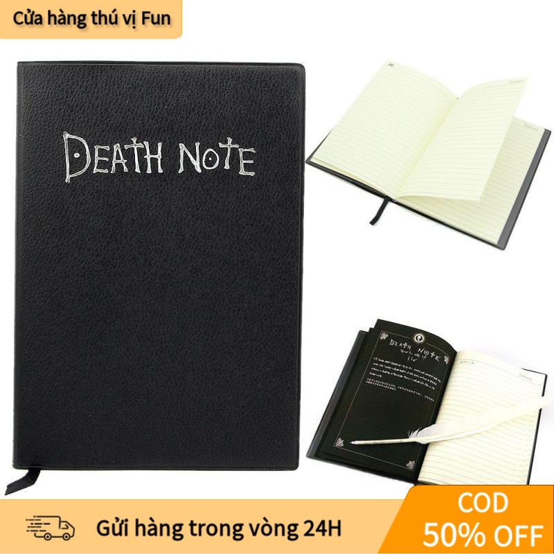 【COD】Death note [Có hộp và tặng kèm bút lông, kẹp sách] sổ death note sổ anime/sổ note/sổ da