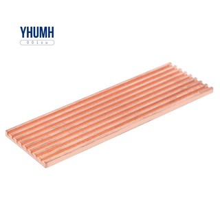 Tản Nhiệt Đồng Nguyên Chất Tản Nhiệt Tản Nhiệt Dính Dẫn Nhiệt Cho M.2 2280 PCI-E NVME SSD 2mm