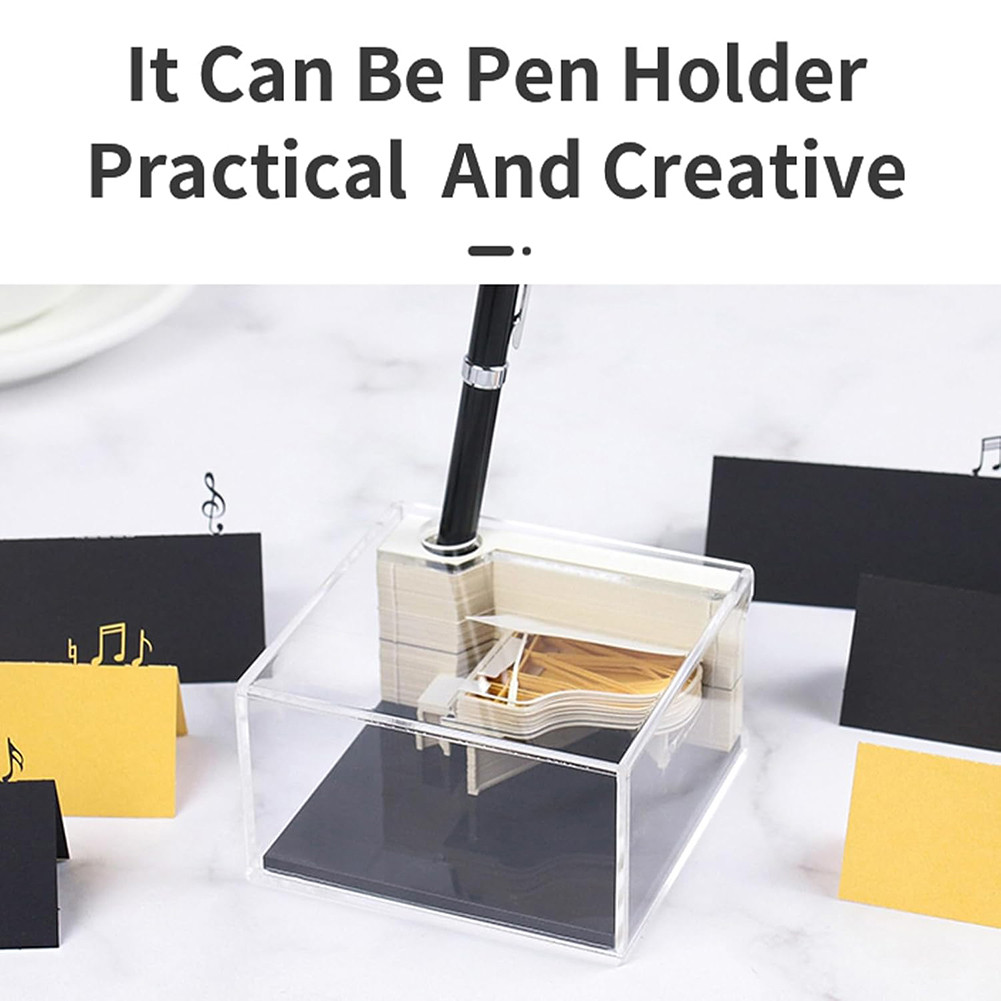 Lịch giấy 3D 3D DIY Art Memo Pad để trang trí máy tính để bàn