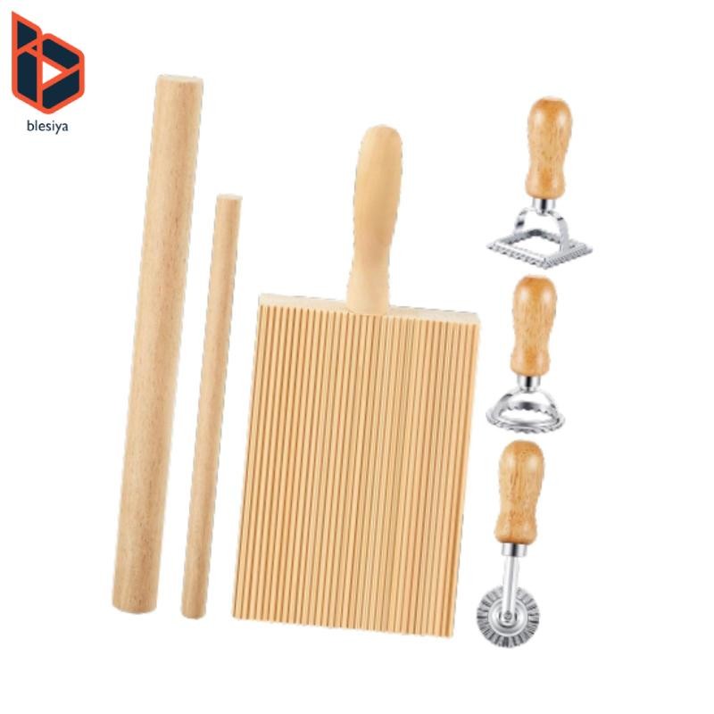 Blesiya Pasta Dụng Cụ Làm Bánh Bao Làm Bảng Gnocchi Ravioli Tem Cắt Gnocchi Pasta Maker Tiện Ích Nhà