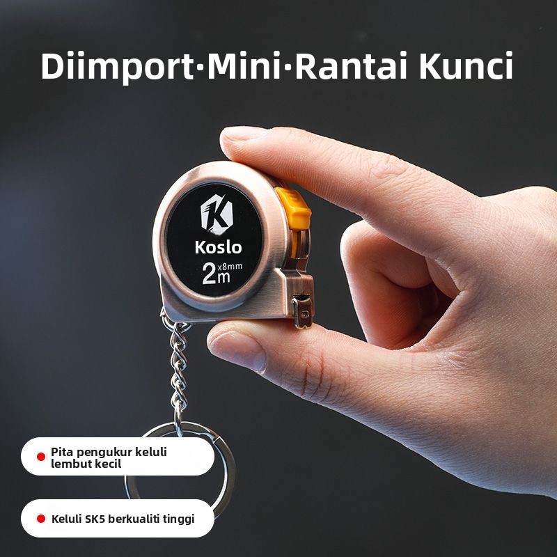 Thước Băng Cao Cấp Đo Băng Mini Thước Nhỏ Di Động 2m Di Động Móc Khóa Thước Hộ Gia Đình Thước Băng T