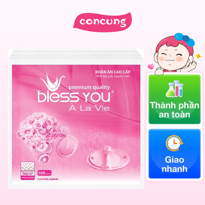 Khăn ăn napkin Bless You Alavie (33x33)