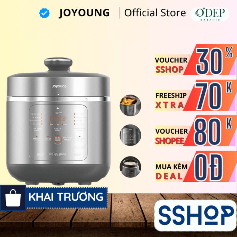 Nồi áp suất Joyoung JHPC-5039 | Dung tích 5L | Công suất 900W - SSHOP SSO