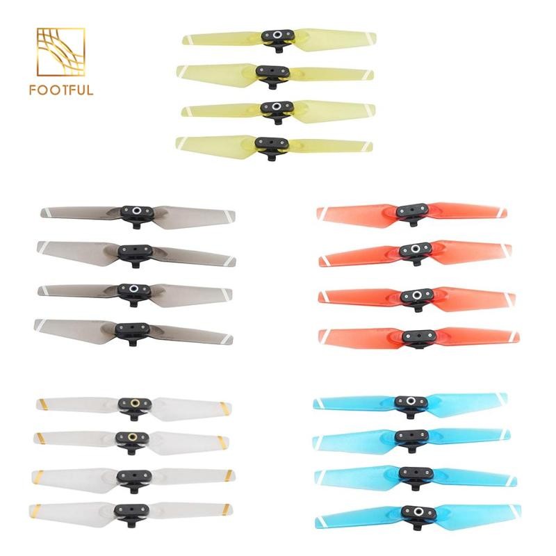 2 Cặp Cánh Quạt Gấp Trong Suốt Đạo Cụ Cho DJI Spark Drone RC Phụ Kiện