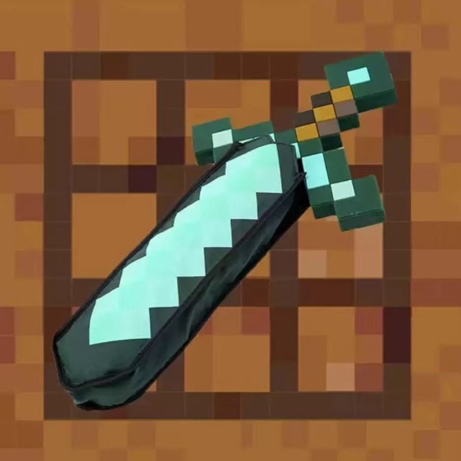 MC Minecraft Ô Kim Cương Thanh Kiếm Nắng Ô Thoáng Mát Học Sinh Tiểu Học Ô Trò Chơi Ngoại Vi Ô Trừu T