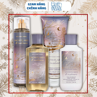 Body Mist Bath And Body Works Nam Nữ Chính Hãng Snowflakes & Cashmere Xịt Thơm Body Toàn Thân Hương Nước Hoa 236ml 