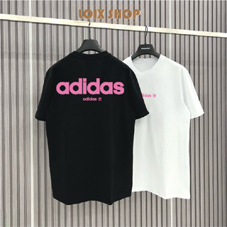 Áo thun Adidas nam nữ chất liệu cotton 100% basic tee phông trơn tay lỡ oversize Loix