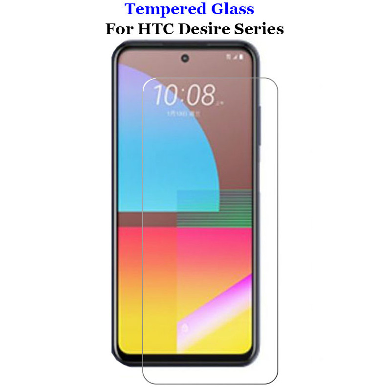 Dành Cho HTC Desire 20 21 20 Pro Plus 5G Kính Cường Lực Trong Suốt 9H 2.5D Bảo Vệ Màn Hình Chống Chá