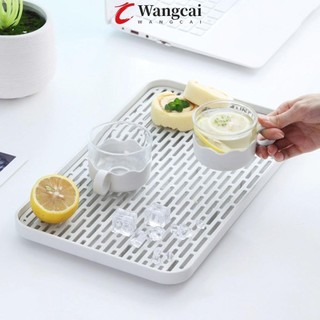 Wangcai giá úp chén đĩa ráo nước màu trắng đa năng tiện dụng cho nhà bếp