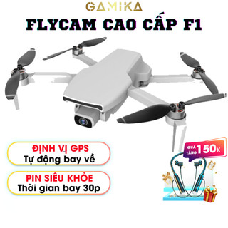  Flycam cao cấp F1 máy bay điều khiển từ xa có định vị GPS hình ảnh HD thời lượng pin lâu giữ vị trí tốt GAMIKA 