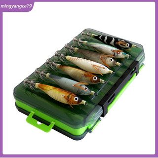 Cod 14 Mồi Mực Mồi Câu Cá Nhân Tạo Dạ Quang Có Hộp Dụ Tôm Dạ Quang Tôm Tôm Tôm Tôm Tôm Mồi 3D Mắt Tôm Giả