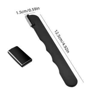 ⭐LOVE⭐ Black Alloy Steel Garden Tool Sharpener for Shears Chisels Efficient and Durable
