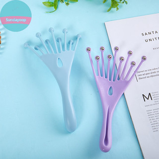 Sund Head Massage Da Đầu Lược Con Lăn Năm Ngón Tay 9 Móng Vuốt Bóng Thép Cầm Tay Thư Giãn Spa Chăm Sóc Tóc Cho Tóc Tăng Trưởng Giảm Căng Thẳng VN