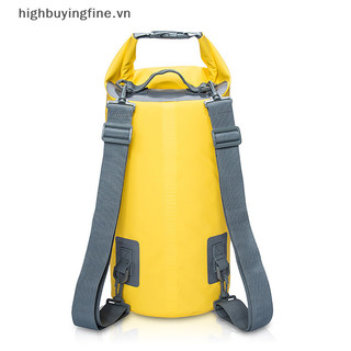 Túi chống nước HFVN Túi khô 10L/15L/20L/30L, ba lô nổi, dùng cho bơi, lặn, câu cá, bè