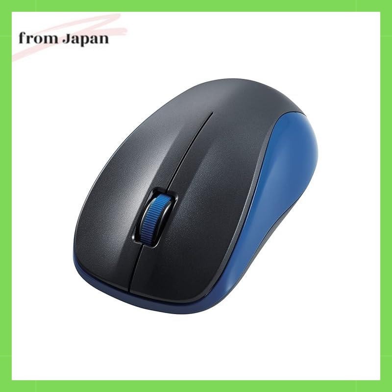 Chuột Elecom Chuột không dây Bluetooth 3 nút Size M Xanh M-BY11BRKBU
