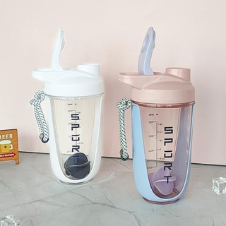Bình lắc thể dục Bình nước tập thể dục Chai nước Whey Protein Chai Cốc trộn Uống lắc phòng tập thể dục J0