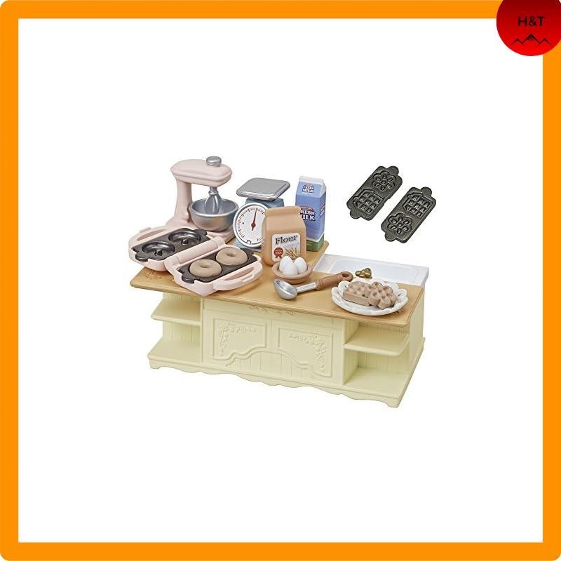 Sylvanian Families furniture [Island Kitchen] CA-423 ST Mark certified 3 years old and over toy doll