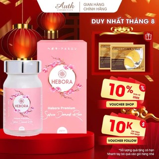 Viên uống tỏa hương, thơm cơ thể Hebora Premium Sakura Damask Rose Nhật Bản