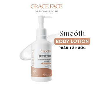 Sữa dưỡng thể toàn thân dưỡng ẩm trắng sáng da Grace Face Smooth Body Lotion - MÈO BEAUTY