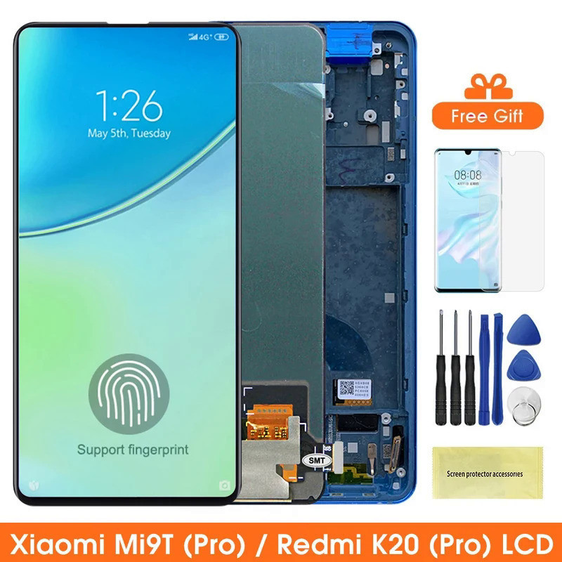 Super Amoled Screen for Xiaomi Mi 9T Pro / Mi 9T Lcd Display Digital Touch Screen for Xiaomi Redmi K