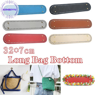 Xo94bsyyu 32 * 7cm Handmade Đáy Da PU Ví Nữ Chống Mài Mòn Hình Chữ Nhật Phụ Kiện Phần Cho Túi Xách Đan Túi Đáy VN
