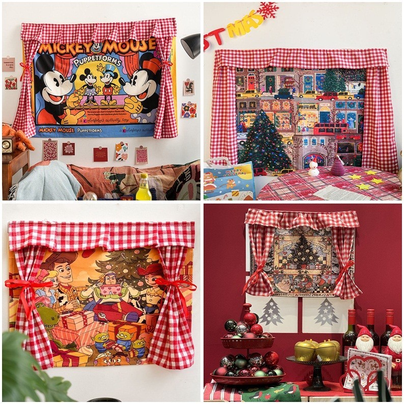 Câu chuyện đồ chơi Trang trí tường Vải Fahion Hoạt hình Trang trí tường Quần áo Chống bụi Decar Wall