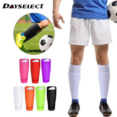 Dayselect 1 Cặp Chân Dệt Kim Hỗ Trợ Thoáng Khí Bóng Đá Chuyên Nghiệp Thể Thao Co Giãn Shin Guard