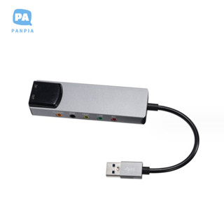 [Pnpia] USB Laptop Để Bàn Thẻ Âm Thanh Máy Tính 5.1 Kênh Quang Học Chuyên Nghiệp Bên Ngoài Card Âm Thanh Chuyển Đổi Cho Phụ Kiện Laptop [VN]