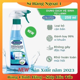 CHAI XỊT VỆ SINH,KHỬ MÙI TỦ LẠNH DR BECKMANN 250ML CỦA ĐỨC -DATE MỚI ĐỦ BILL