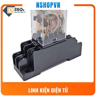 Relay trung gian HH62P 12VDC, 12VAC, 24VDC, 220VAC