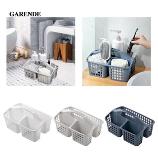 Giỏ tắm di động Garende Chất liệu PP Dụng cụ làm sạch cho dự án phân loại Đa năng Chắc chắn 12.6x9x7.5inch với 3 ngăn