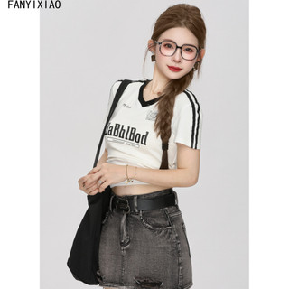 FANYIXIAO áo phông áo thun nữ croptop baby tee Minimalist Fashion Stylish Thể thao WCS2480LLJ 35Z240830