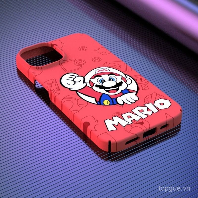 Happy Fist Mario Apple Ốp lưng bảo vệ điện thoại iPhone xr xs xsmax 7/8plus 15 14 13 12 11 pro Vỏ Cứ