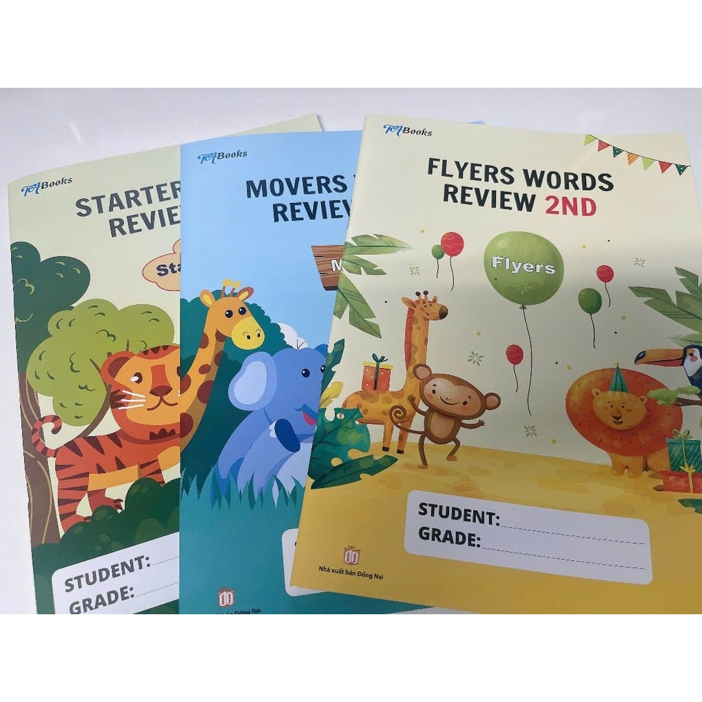 Sách - Word review starter/mover/Flyer bản 2nd khổ A4
