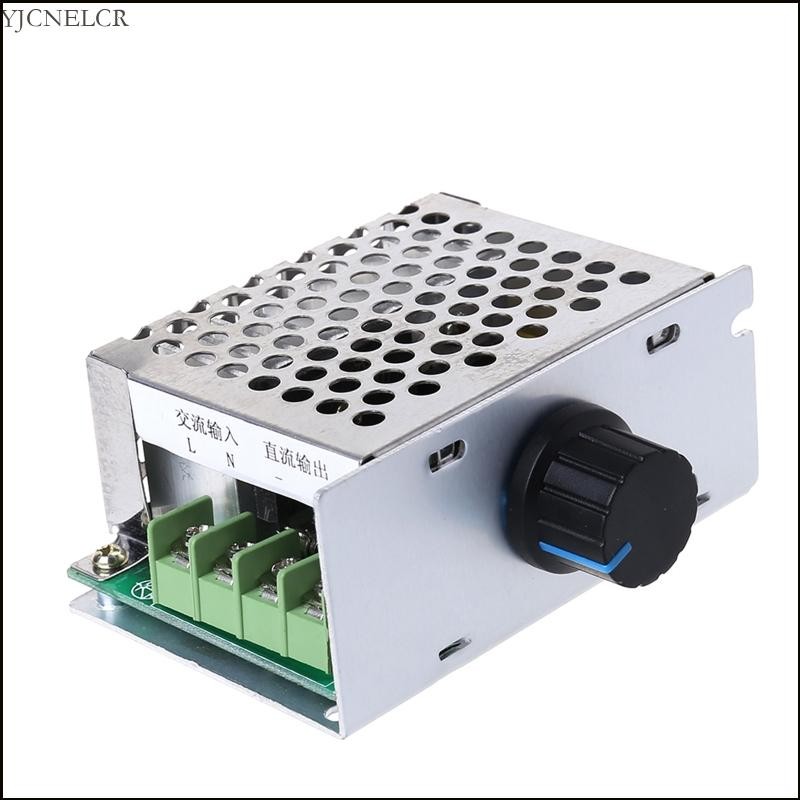 Yjcnelcr Đầu vào AC 220V cho đầu ra DC 10-210V PWM 220V cho Bộ điều khiển tốc độ động cơ bàn chải DC