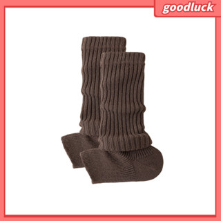 May mắn| Tất ống dài nữ Tất dài phong cách Nhật Bản Sọc giữa bắp chân nữ Mềm mại thoáng khí Chống trượt Thể thao Piled Tất có độ đàn hồi cao và hấp thụ mồ hôi 1