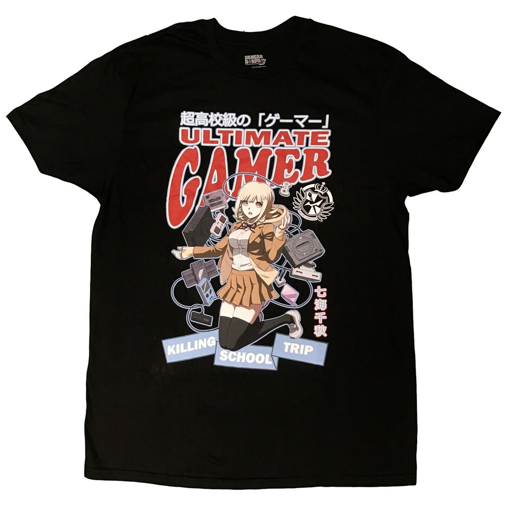 Độc quyền Danganronpa Ultimate Gamer Chiaki Nanami Authentic Anime Áo thun 34763