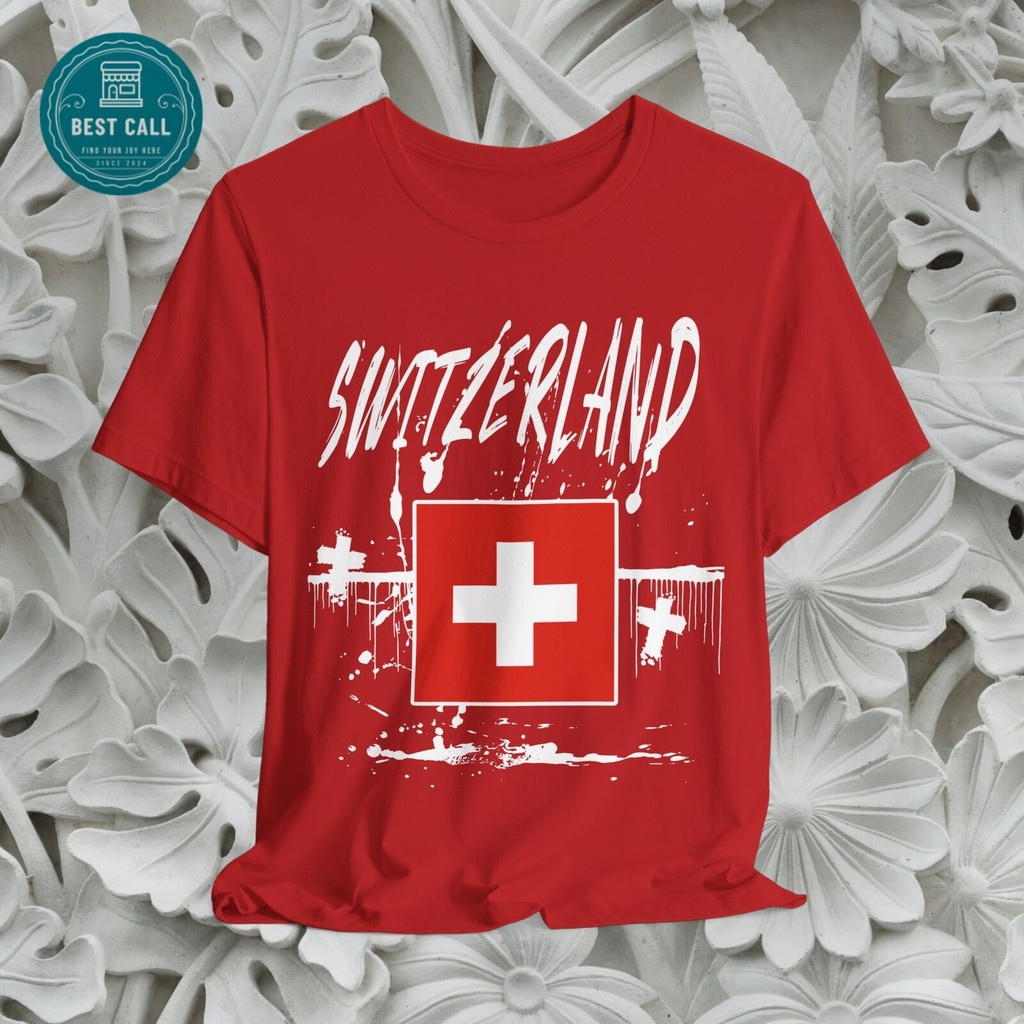 Áo thun đội tuyển Thụy Sĩ, bóng đá Euro 2024