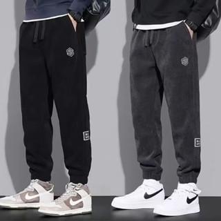 M-5xl Quần Giữ Nhiệt Nam Mùa Đông Rời Thường Ngày Làm Việc Hàng Ngày Quần Giữ Nhiệt Lông Lót Lông Cừu Dày Siêu Ấm Quần Ngoài Trời Chống Gió Quần Chạy Bộ Màu Đen Xám Plus Kích Thước