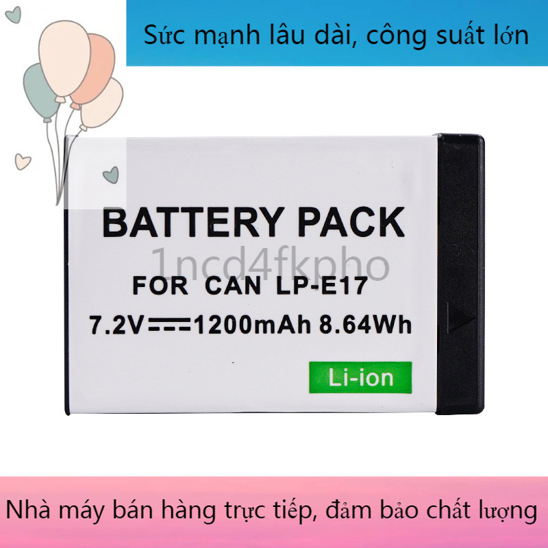 Nhà sản xuất Bán buôn Pin LP-E17 Máy ảnh Canon thích hợp EOS 750D 760D 800D 850D M6
