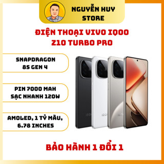  Điện thoại Vivo iQOO Z10 Turbo Pro - Snapdragon 8s Gen 4 - BH 1 Đổi 1 - NGUYỄN HUY STORE 